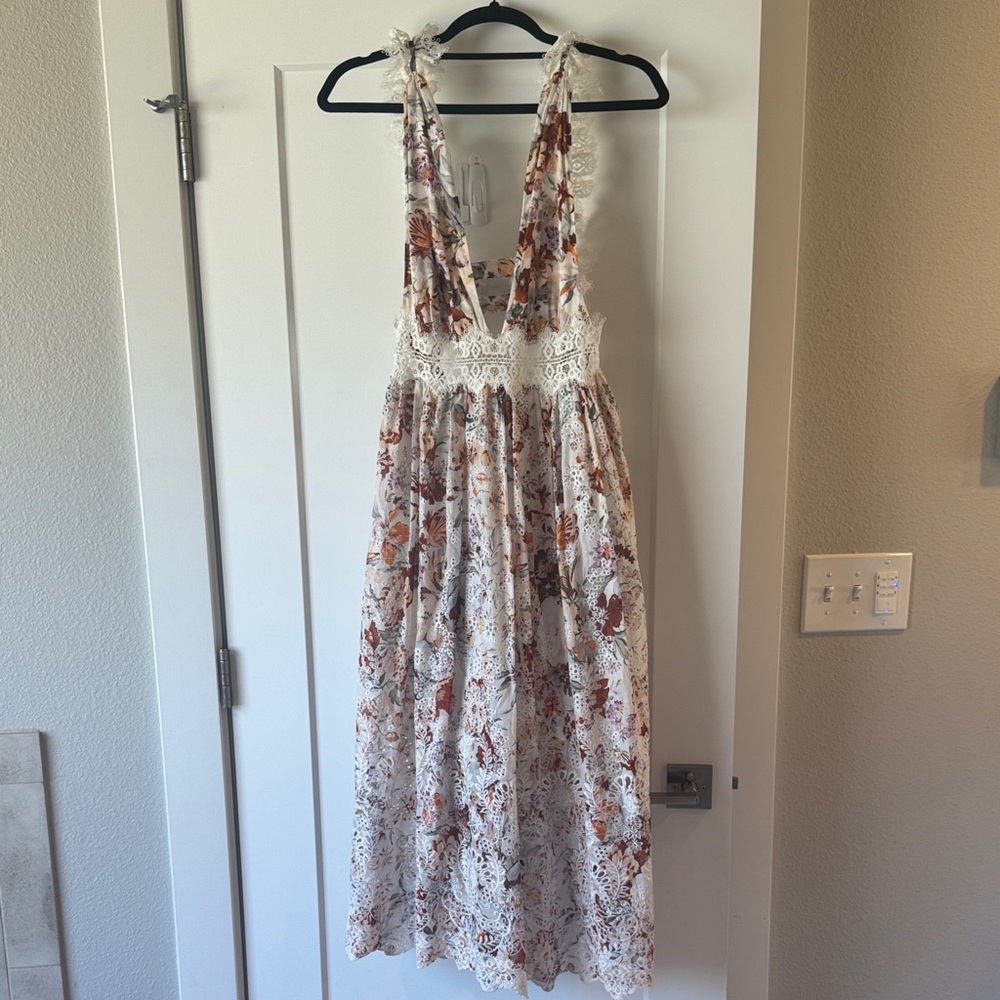 Zimmermann Alchemy Flutter Floral Eyelet Dress